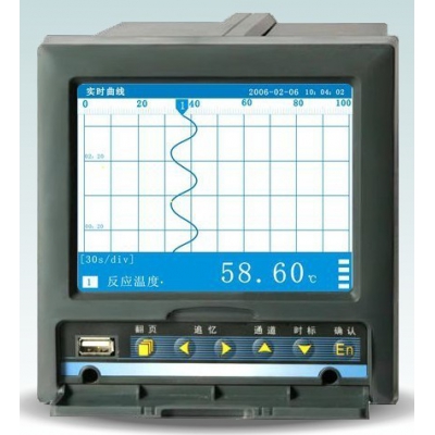 多通道萬能天野無紙記錄儀TX5000系列(原T302)藍(lán)屏USB